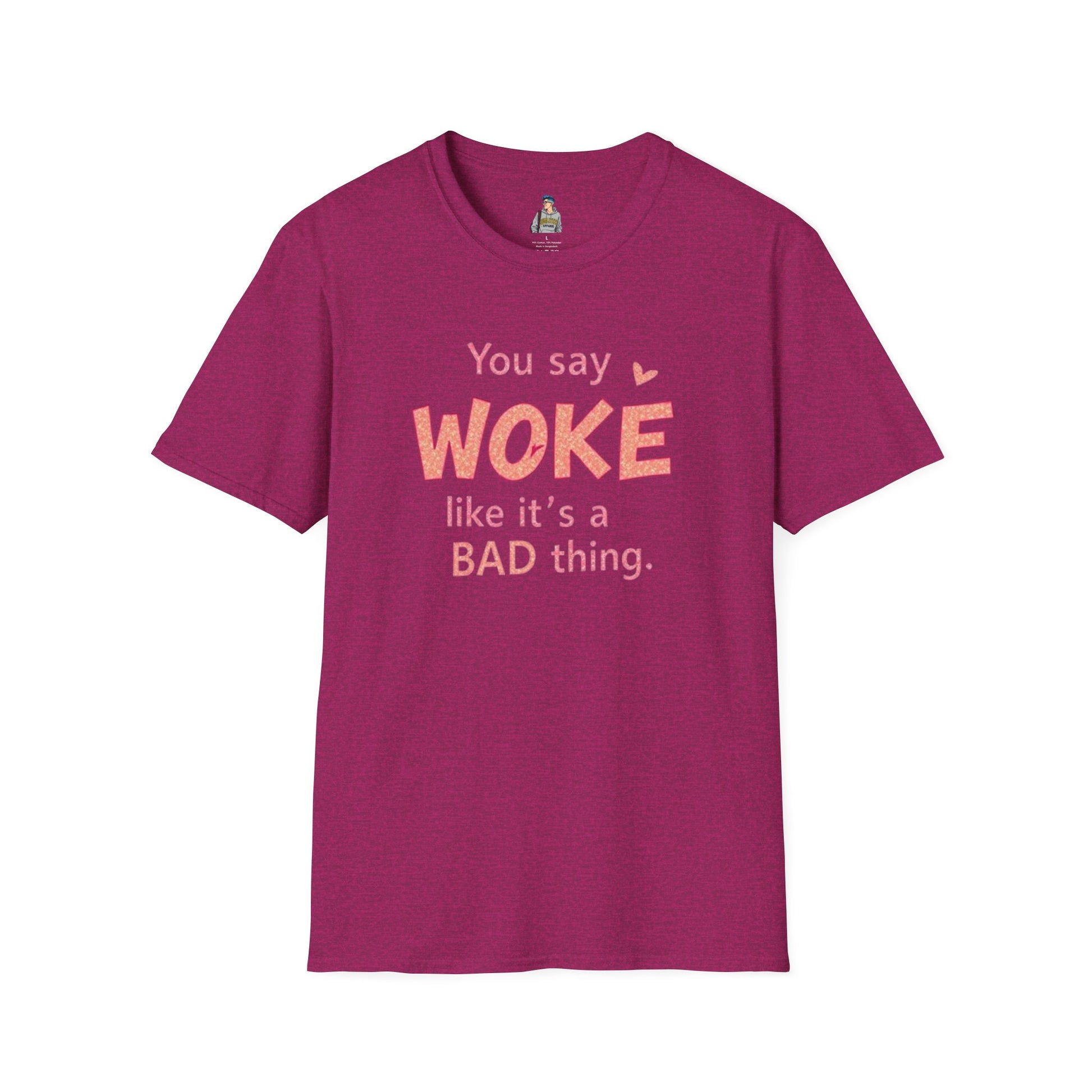 Woke is Empathy Unisex Softstyle T-Shirt - Bold Statement Tee for Everyday Activists