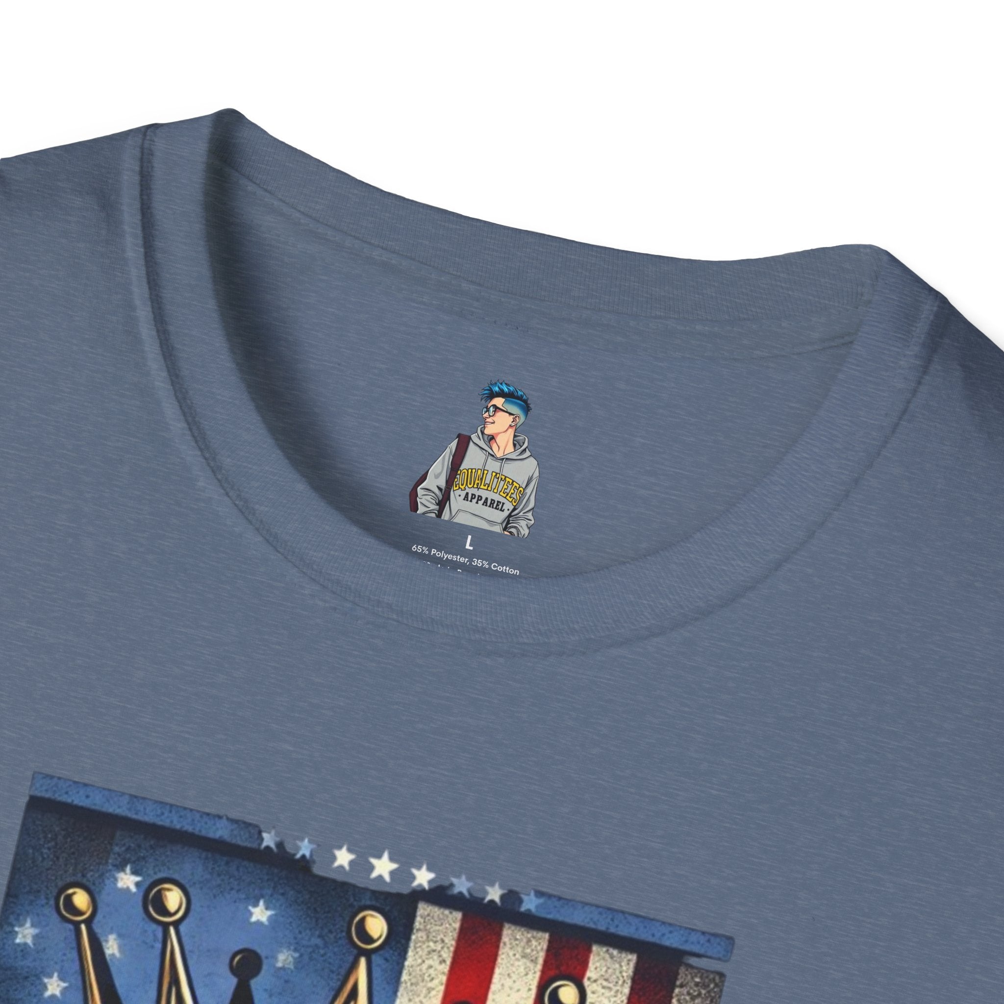 No Kings in America-Democracy Matters  Unisex Softstyle T-Shirt