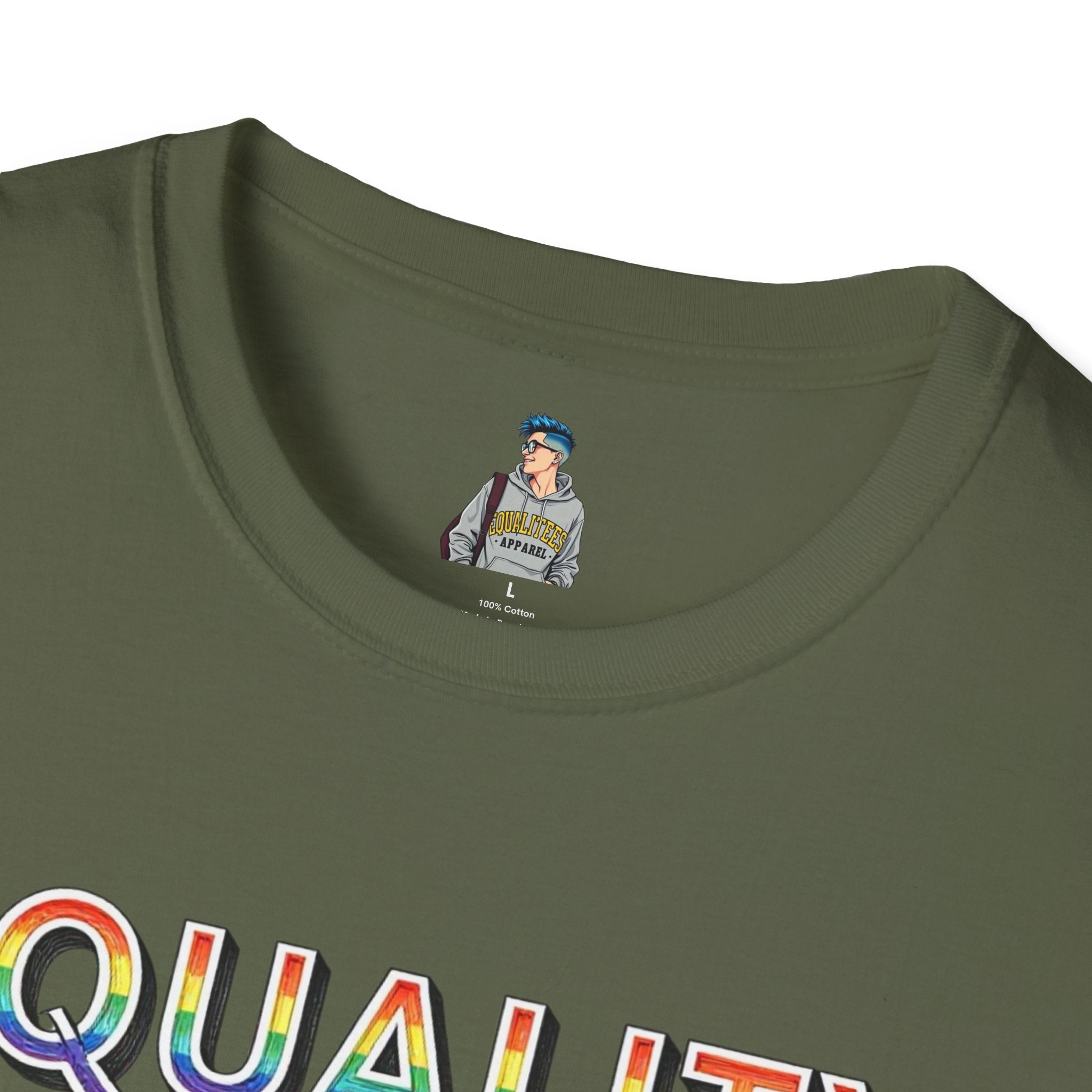 Equality is Greater Than Division T-Shirt — Rainbow Pride Graphic Tee