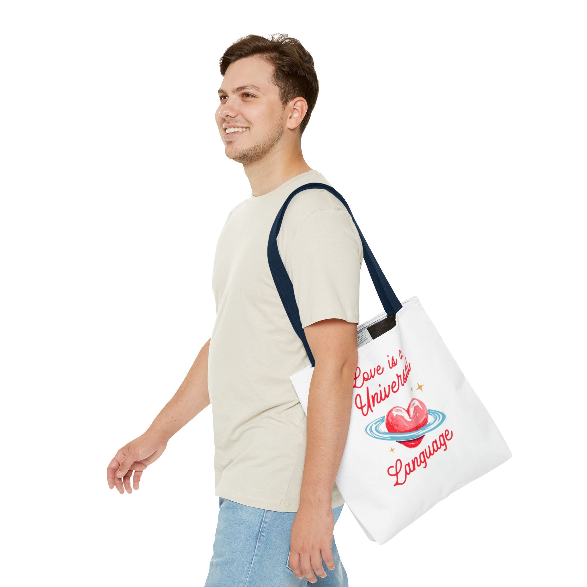 Love is a Universal Language Design - Tote Bag