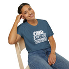 Unisex Softstyle T-Shirt - "Our Existence is Resistance" - Motivational Tee for Activists, Casual Wear, Gift for Change-makers