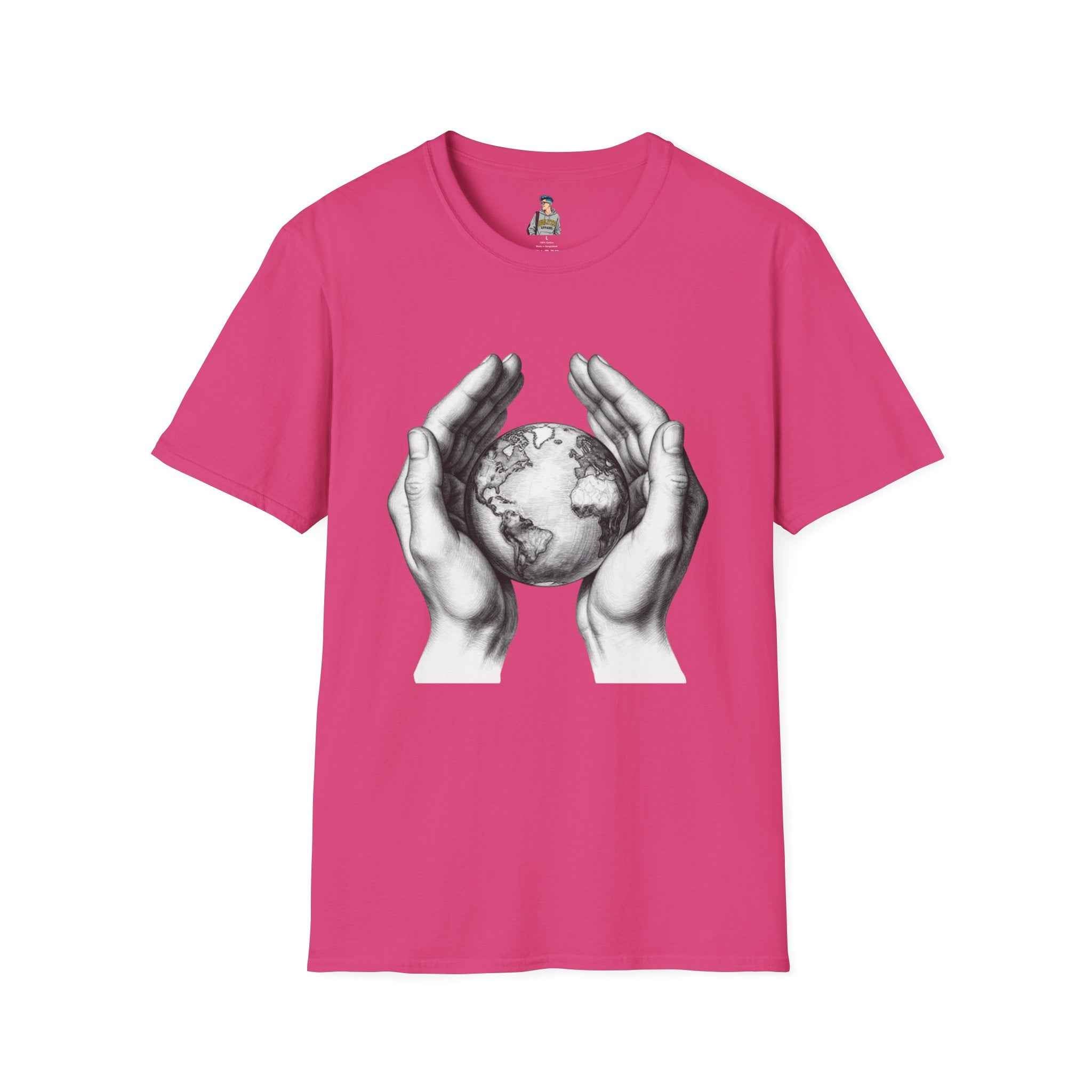 Earth in Your Hands T-Shirt — Protect the Planet Graphic Tee