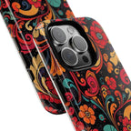 Floral Paisley Tough Case for iPhone — Vibrant Protective Phone Cover