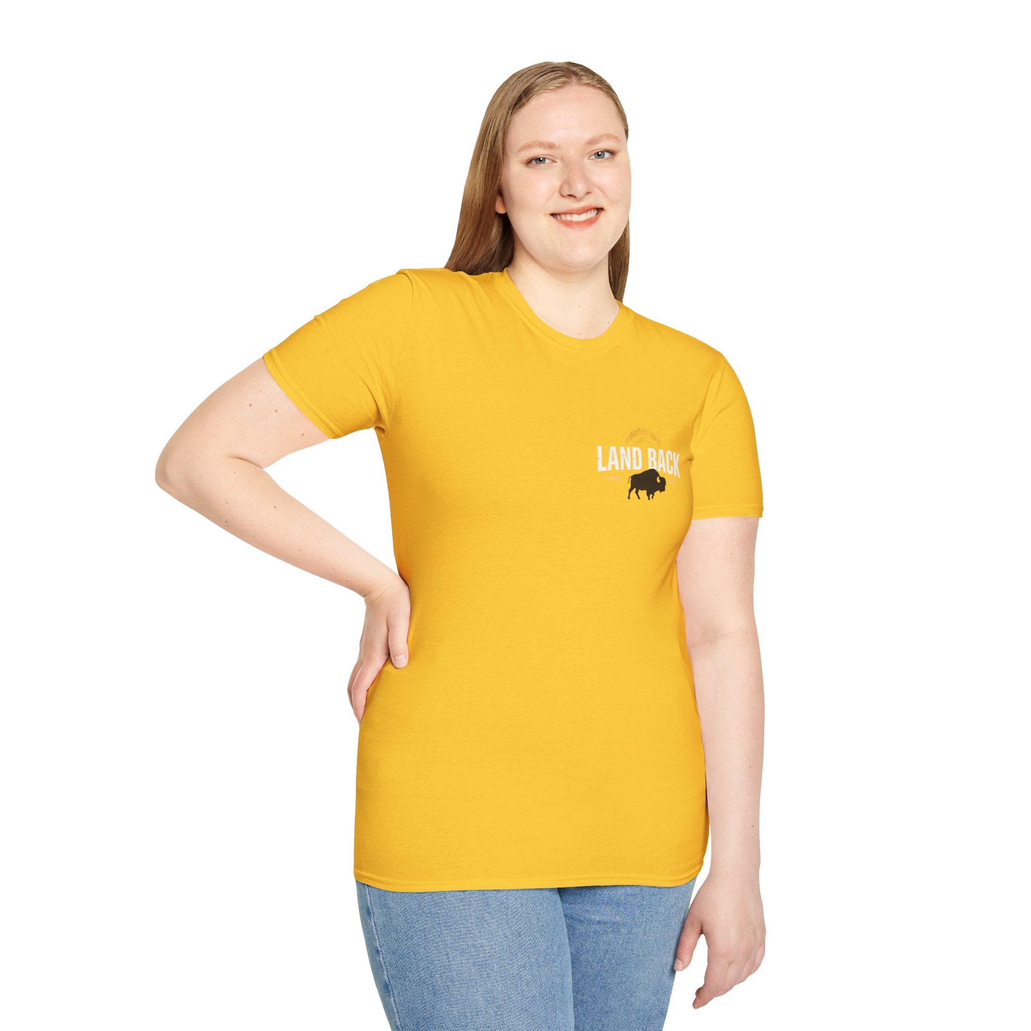 'Land Back' Unisex Softstyle T-shirt