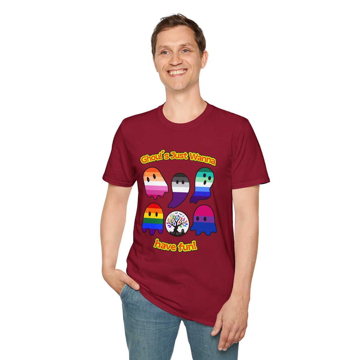 Ghouls Just Wanna Have Fun Pride Tree Las Vegas T-Shirt