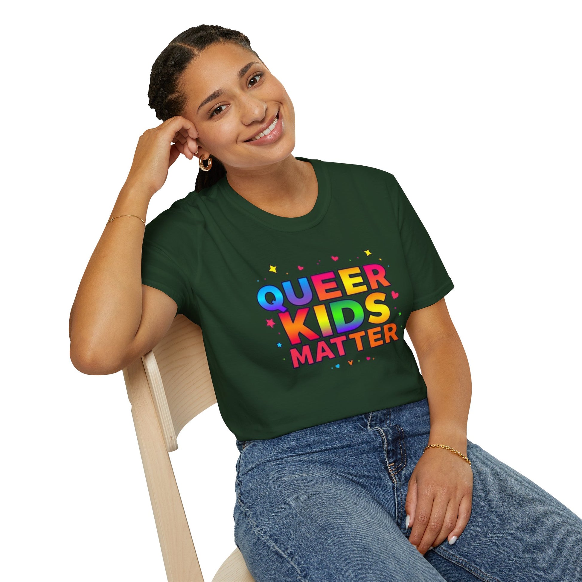 Colorful Queer Kids Matter Pride T-Shirt