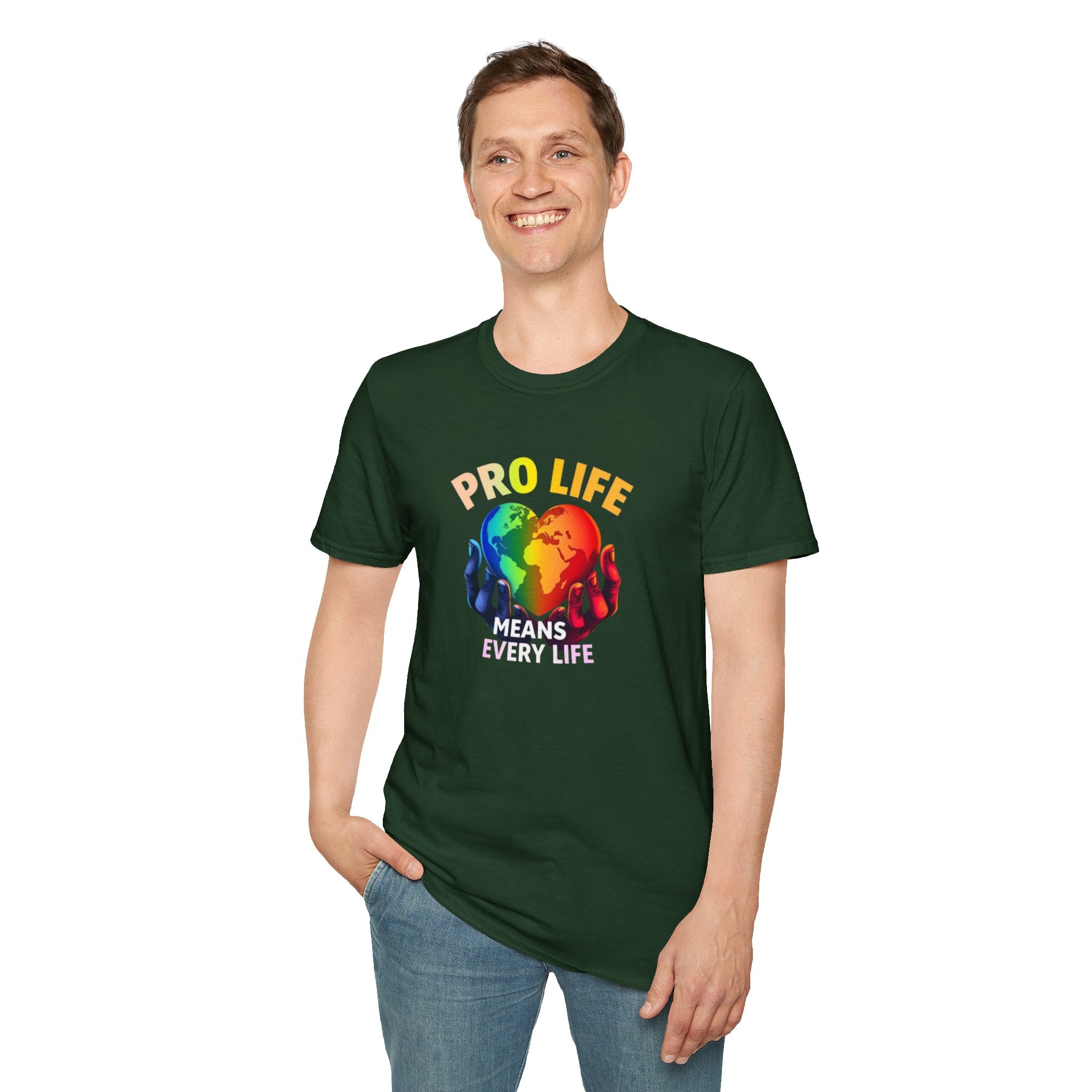 Pro Life Means Every Life Pride Tee