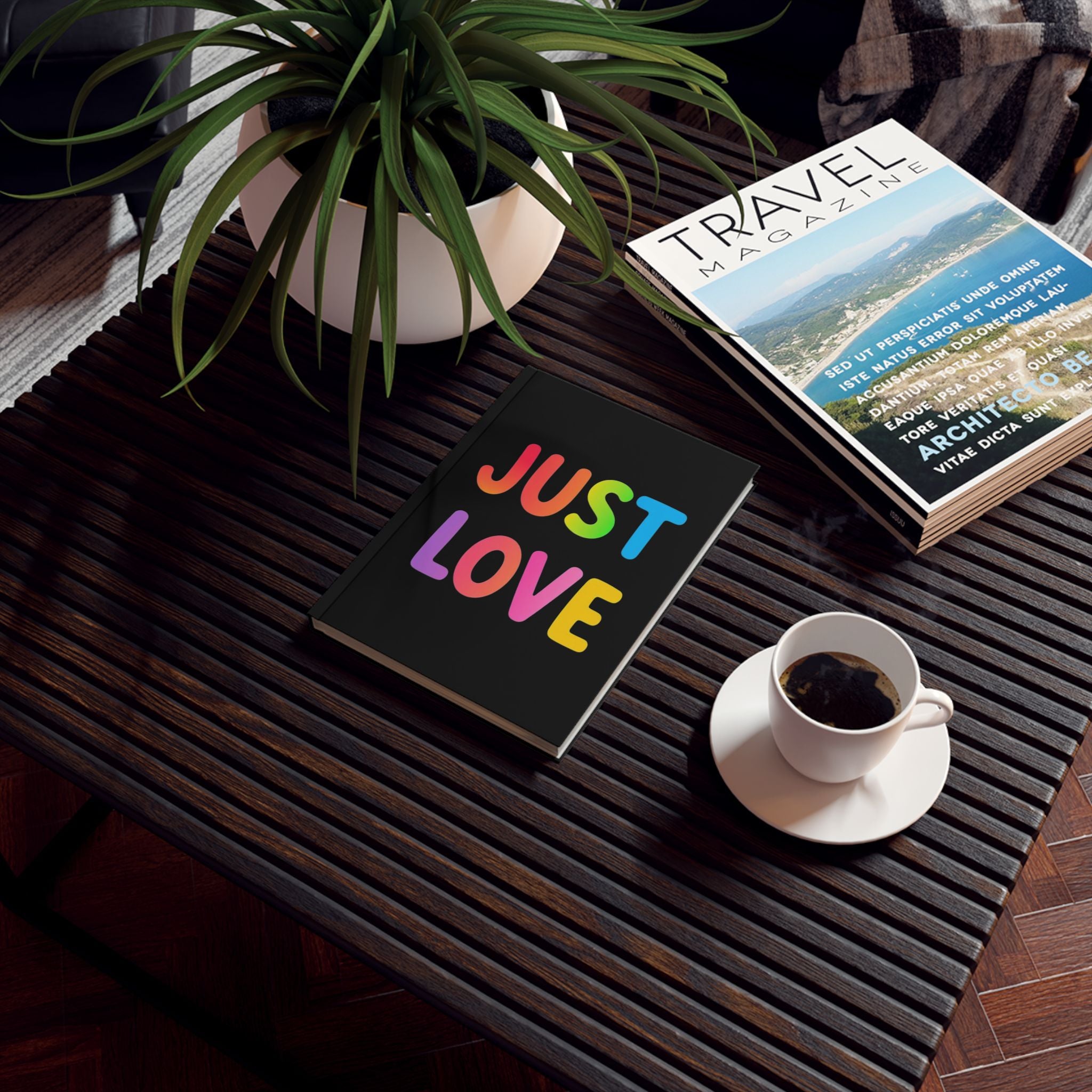 Just Love - Hard Backed Journal - Perfect for Gifts, Journaling, and Celebrations