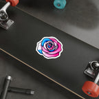 Die-Cut Stickers - Rose - Trans Colors Outlined