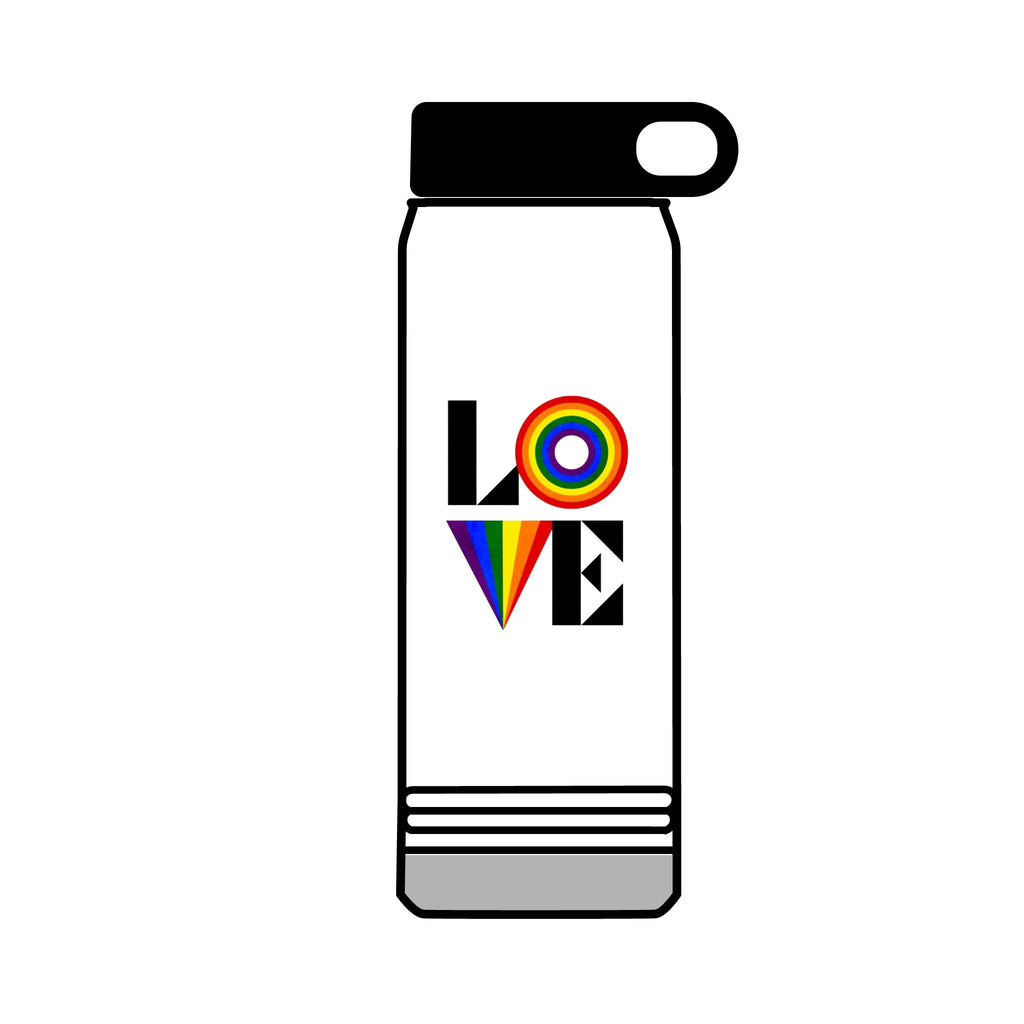 Rainbow Love 32oz Water Bottle