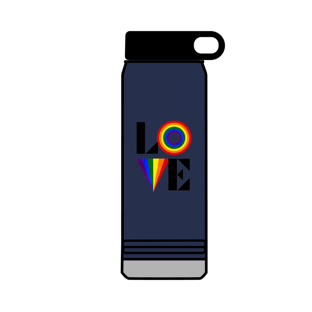 Rainbow Love 32oz Water Bottle