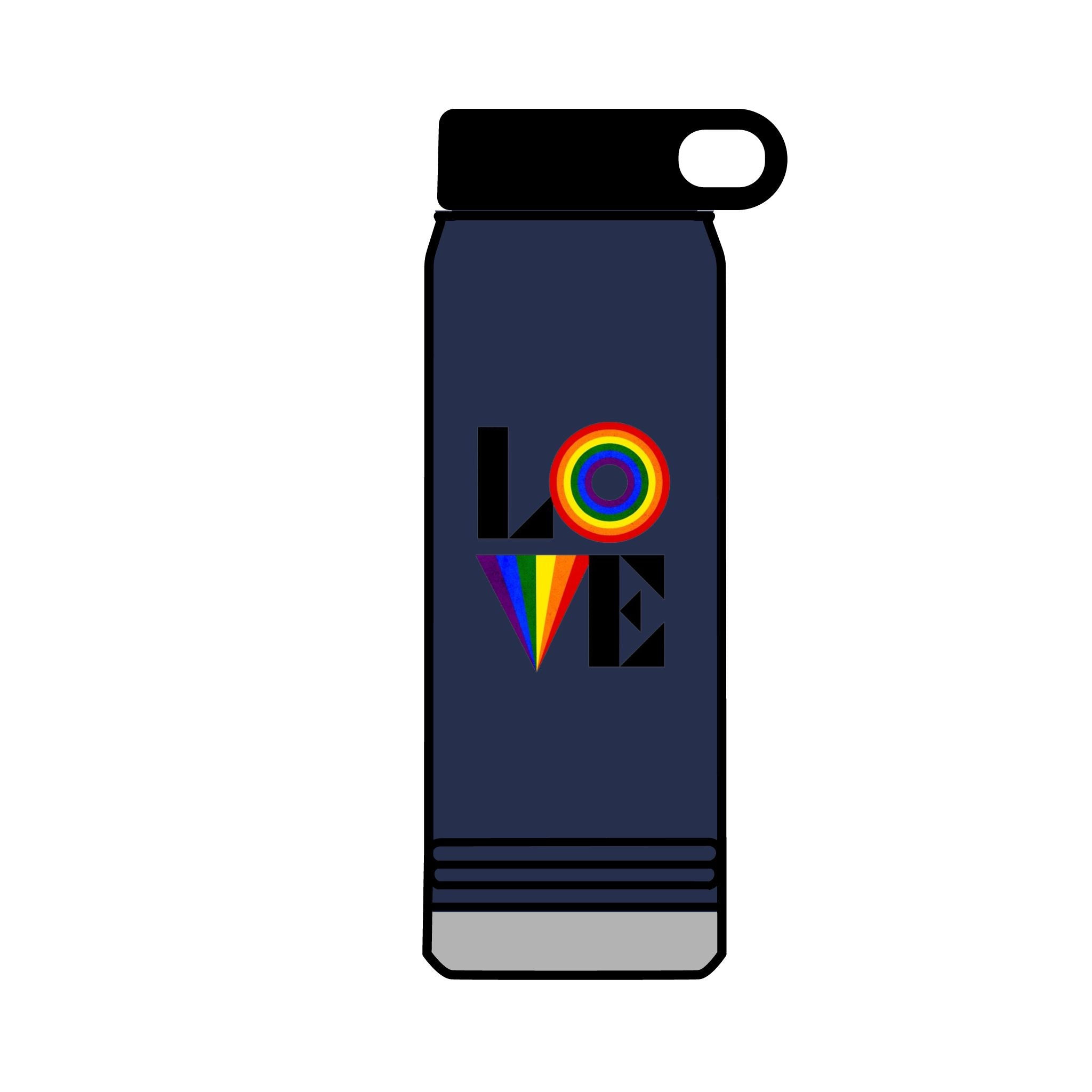 Rainbow Love 32oz Water Bottle