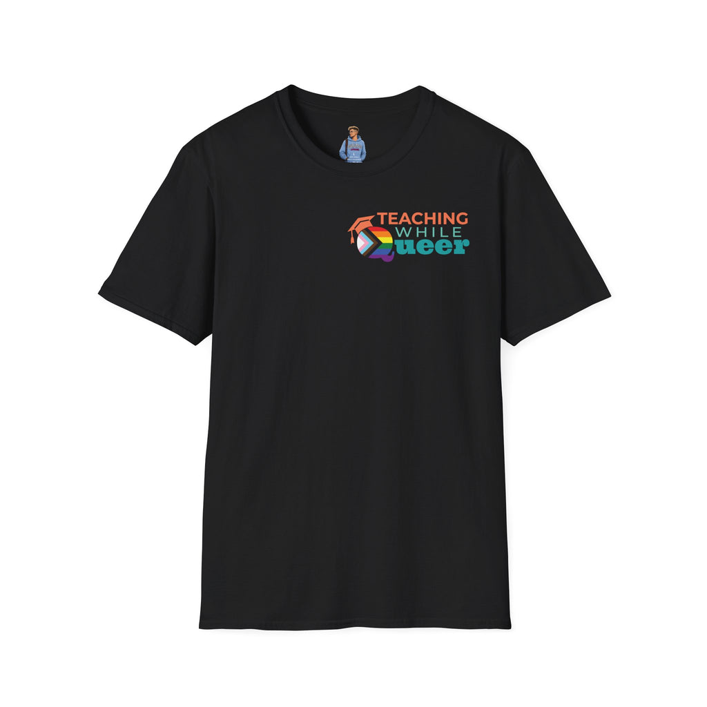 TWQ - Teaching While Queer Unisex Softstyle Logo T-shirt