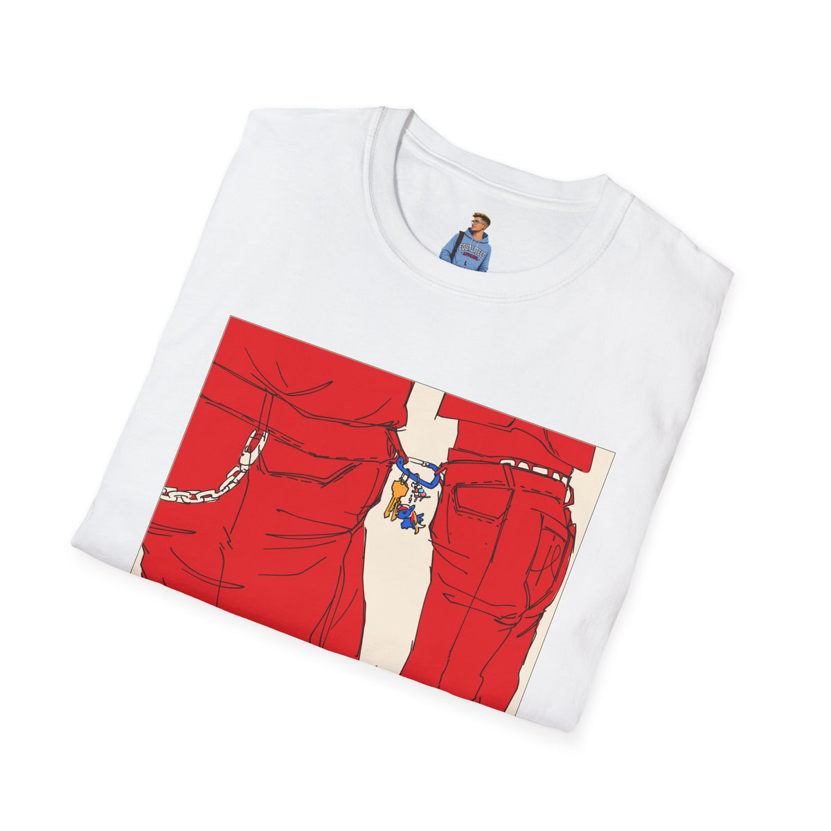 Red Jeans by Audrey Pride Tree Las Vegas T-Shirt