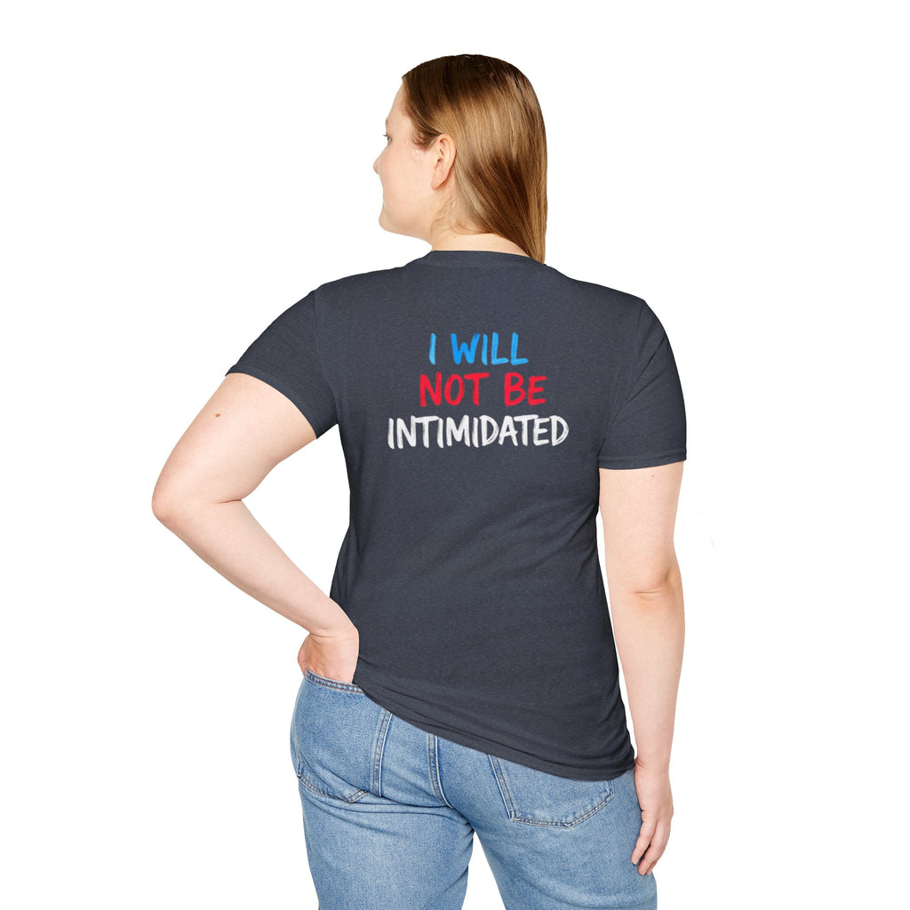 Ballots > Bullies T-Shirt — "I Will Not Be Intimidated" Voter Rights Tee