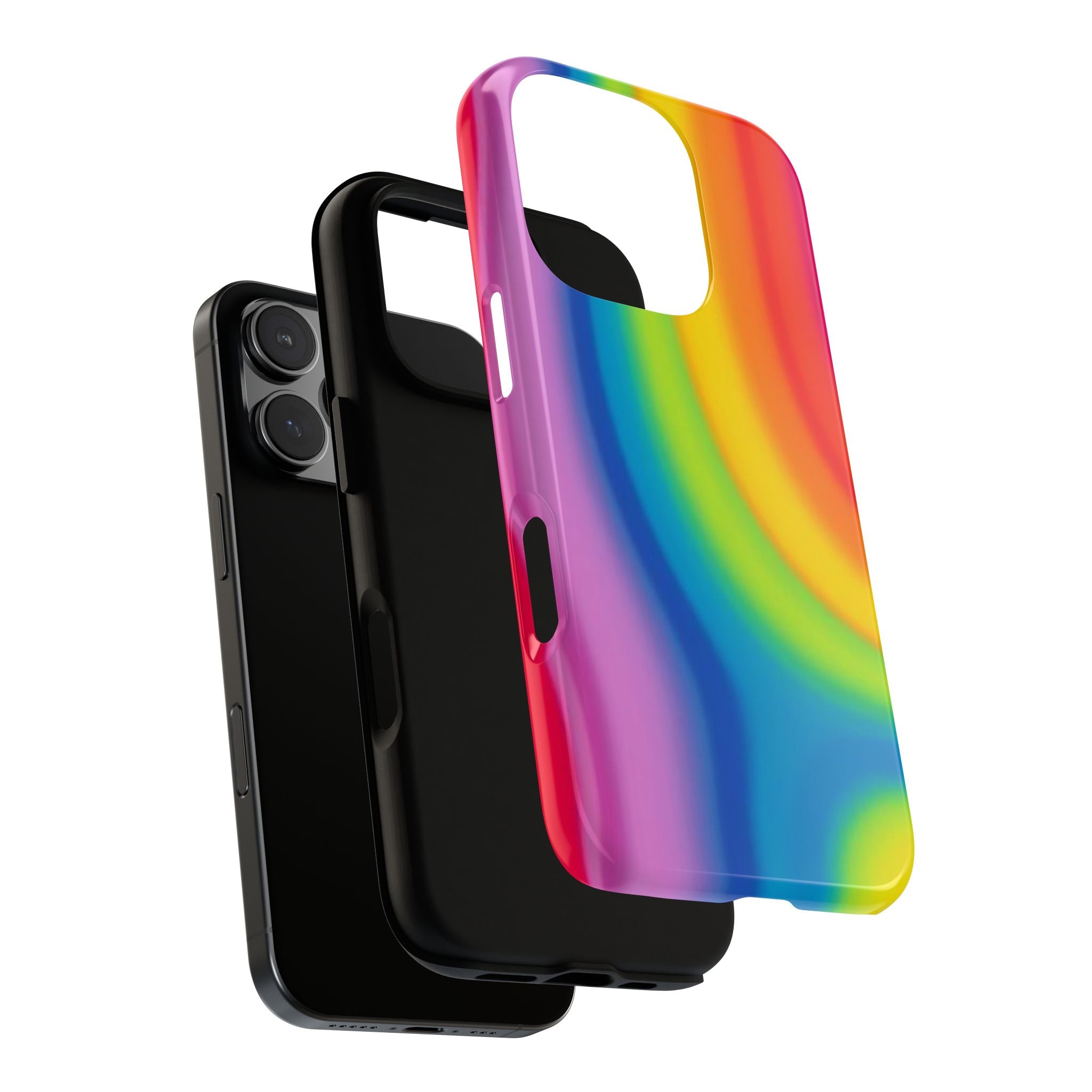 Rainbow Swirl Tough Phone Case for iPhone