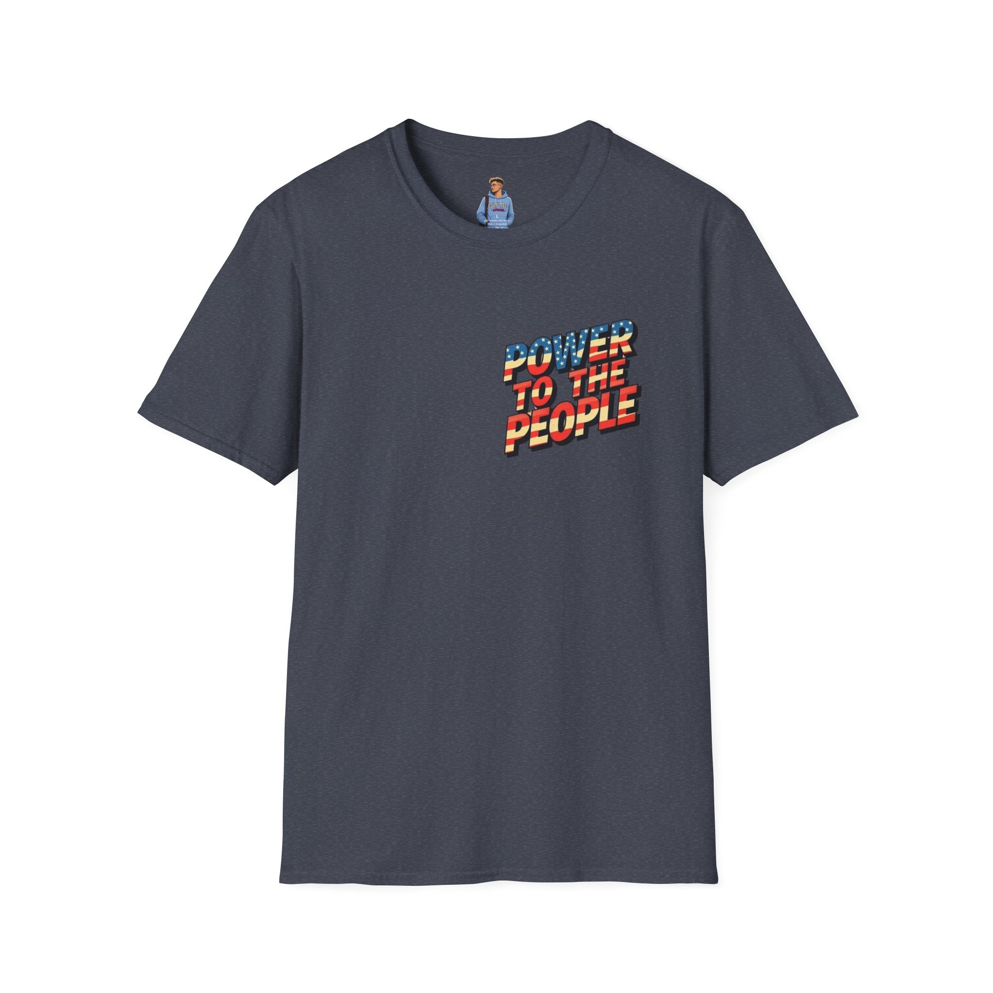 Power to the People Unisex Softstyle T-Shirt Classic Protest Tee