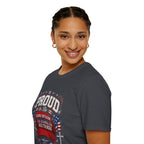 Star Spangled Awesome Graphic Tee ("Proud to Be Delusional Bootlicking Nazi Trash")
