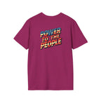 Power to the People Unisex Softstyle T-Shirt Classic Protest Tee