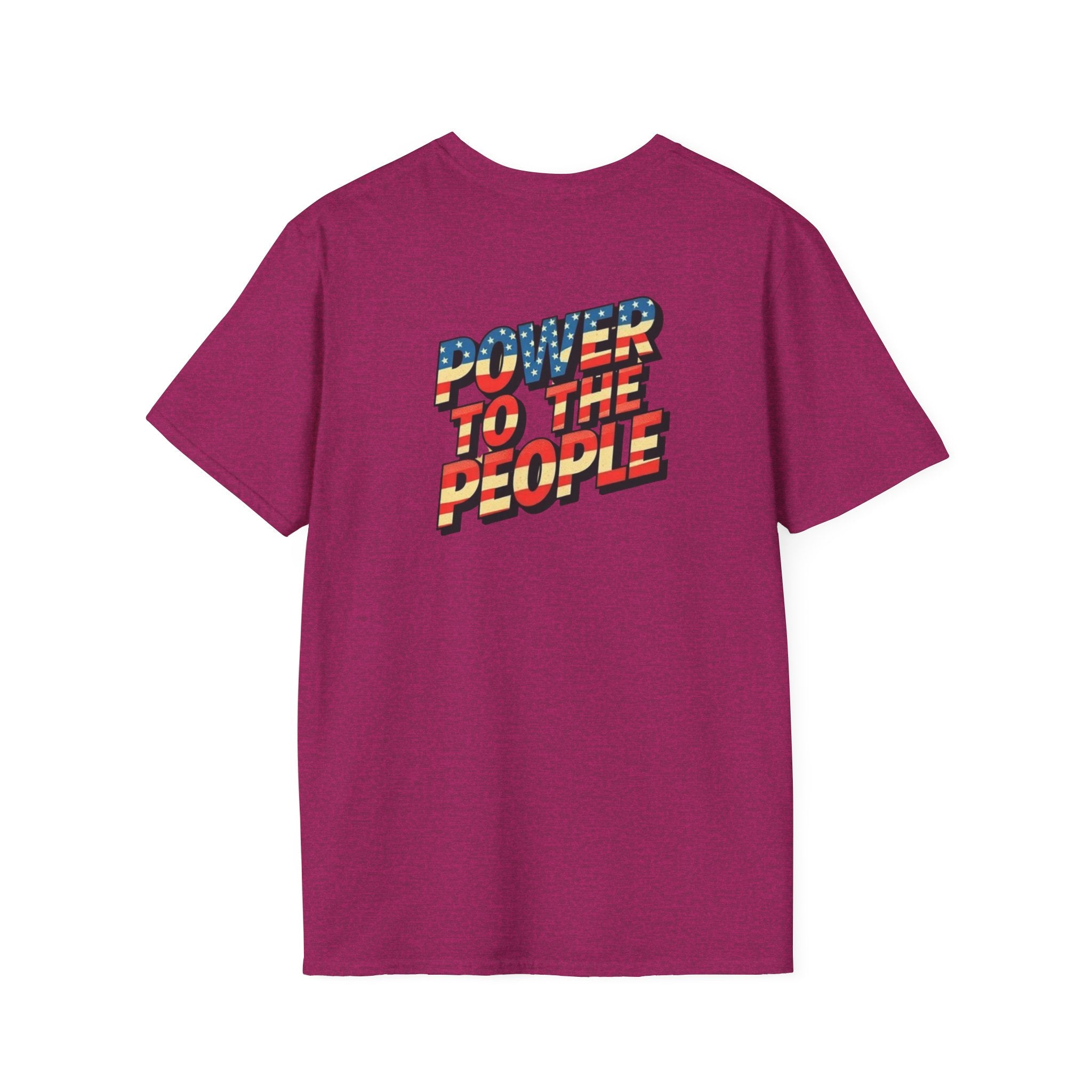 Power to the People Unisex Softstyle T-Shirt Classic Protest Tee