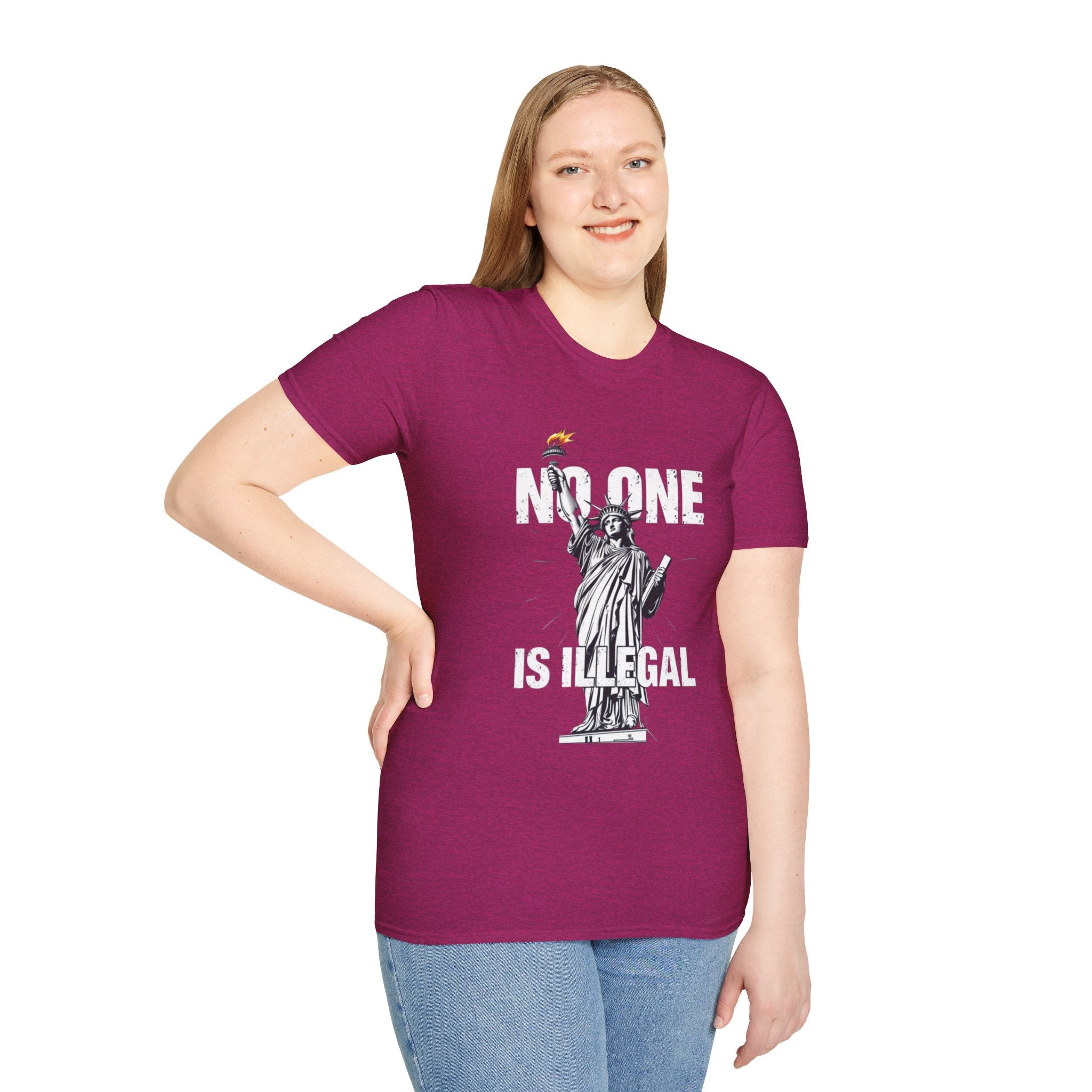 No One Is Illegal Graphic T-shirt