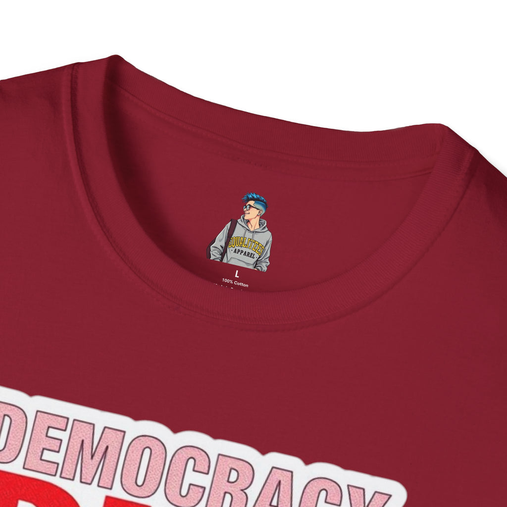 Democracy Dies Without Women Unisex Softstyle T-Shirt