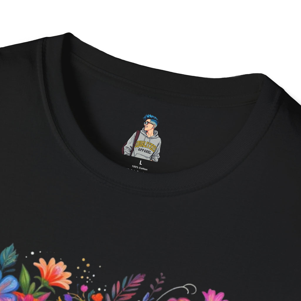 Floral 'FTP' Graphic T-Shirt
