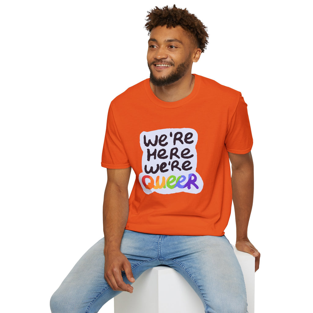 We’re Here We’re Queer Pride Tree Las Vegas T-Shirt