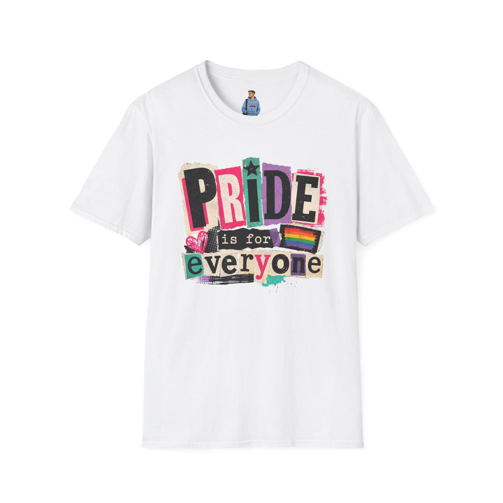 Pride Is for Everyone T-Shirt — Colorful LGBTQ+ Ally Tee