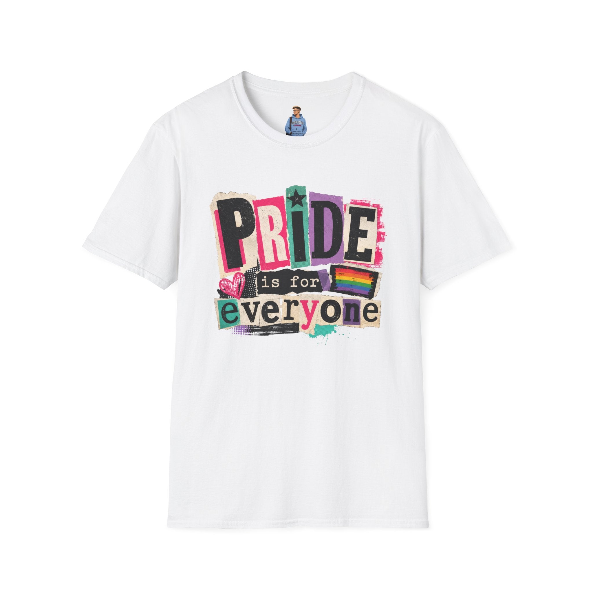 Pride Is for Everyone T-Shirt — Colorful LGBTQ+ Ally Tee