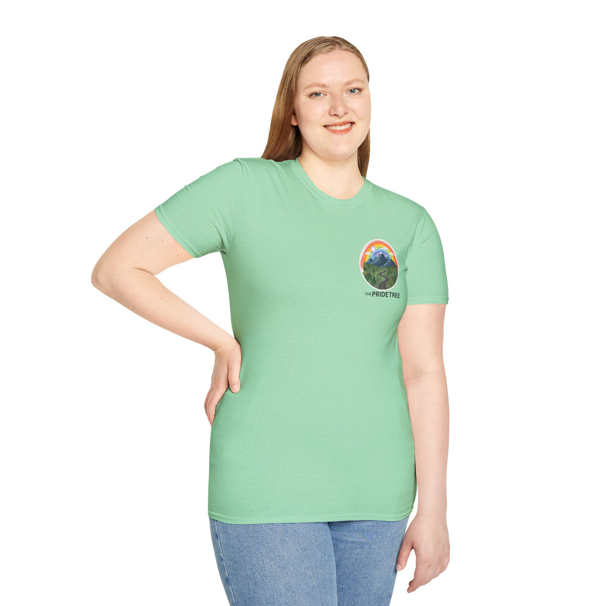 Pride Tree Las Vegas Mountain Graphic T-Shirt