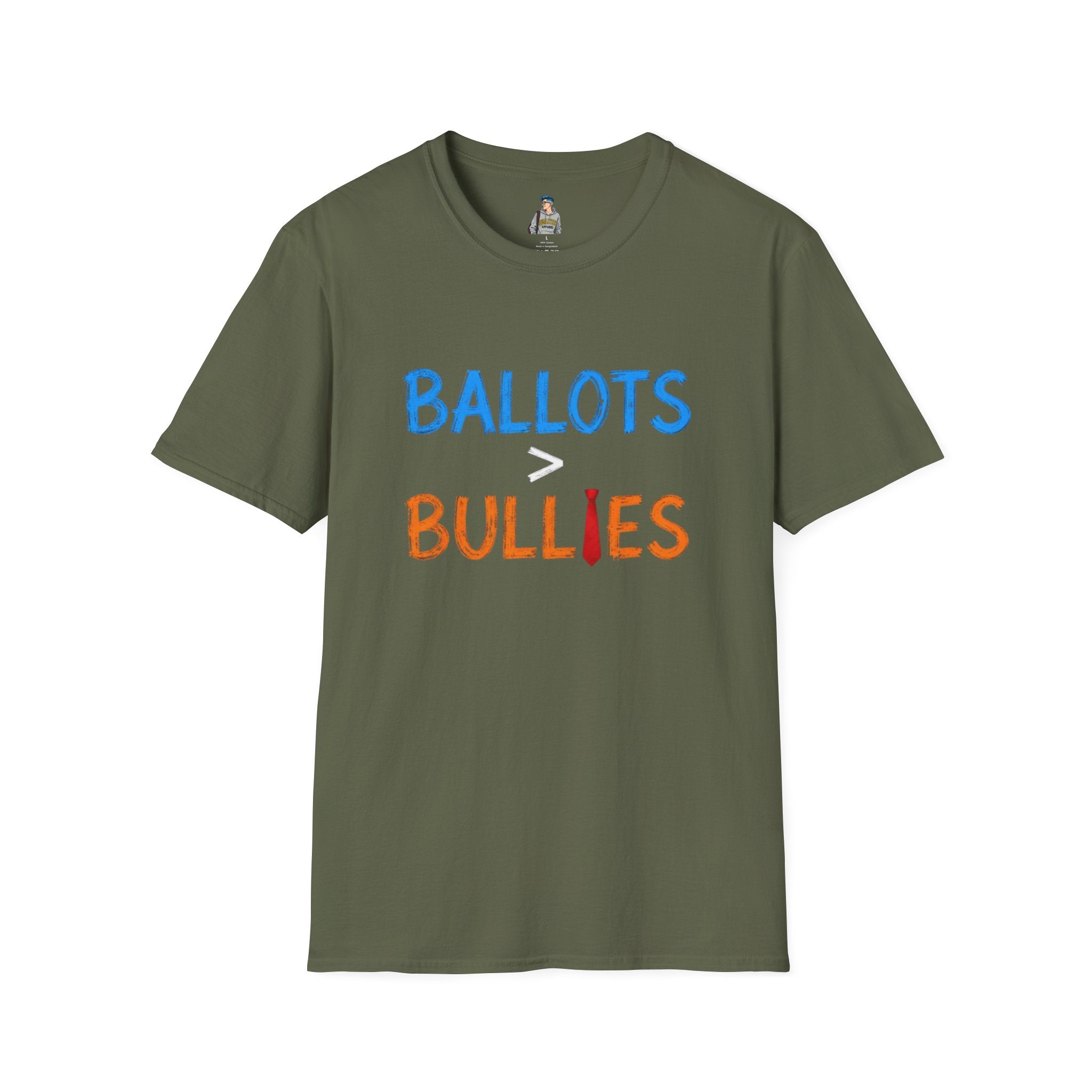 Ballots > Bullies T-Shirt — "I Will Not Be Intimidated" Voter Rights Tee