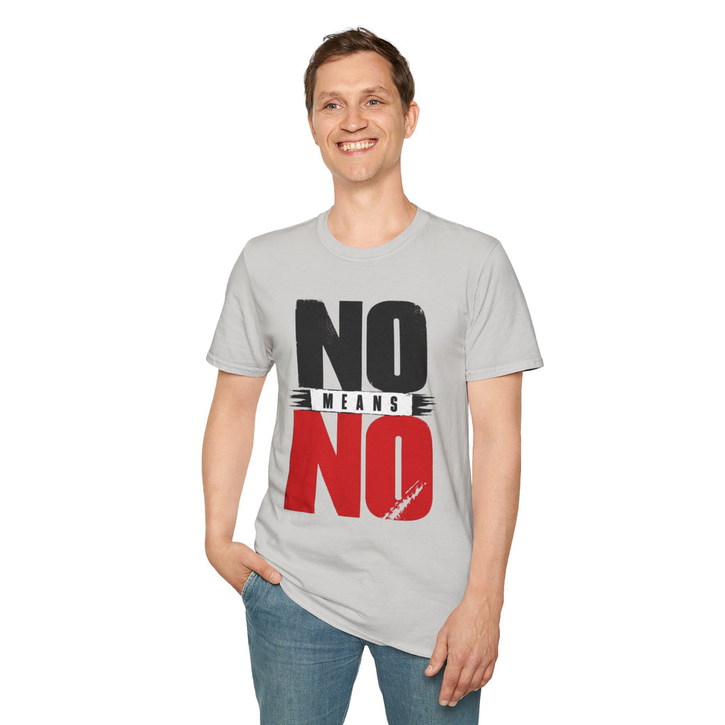 NO Means NO T-Shirt — Consent Awareness Graphic Tee