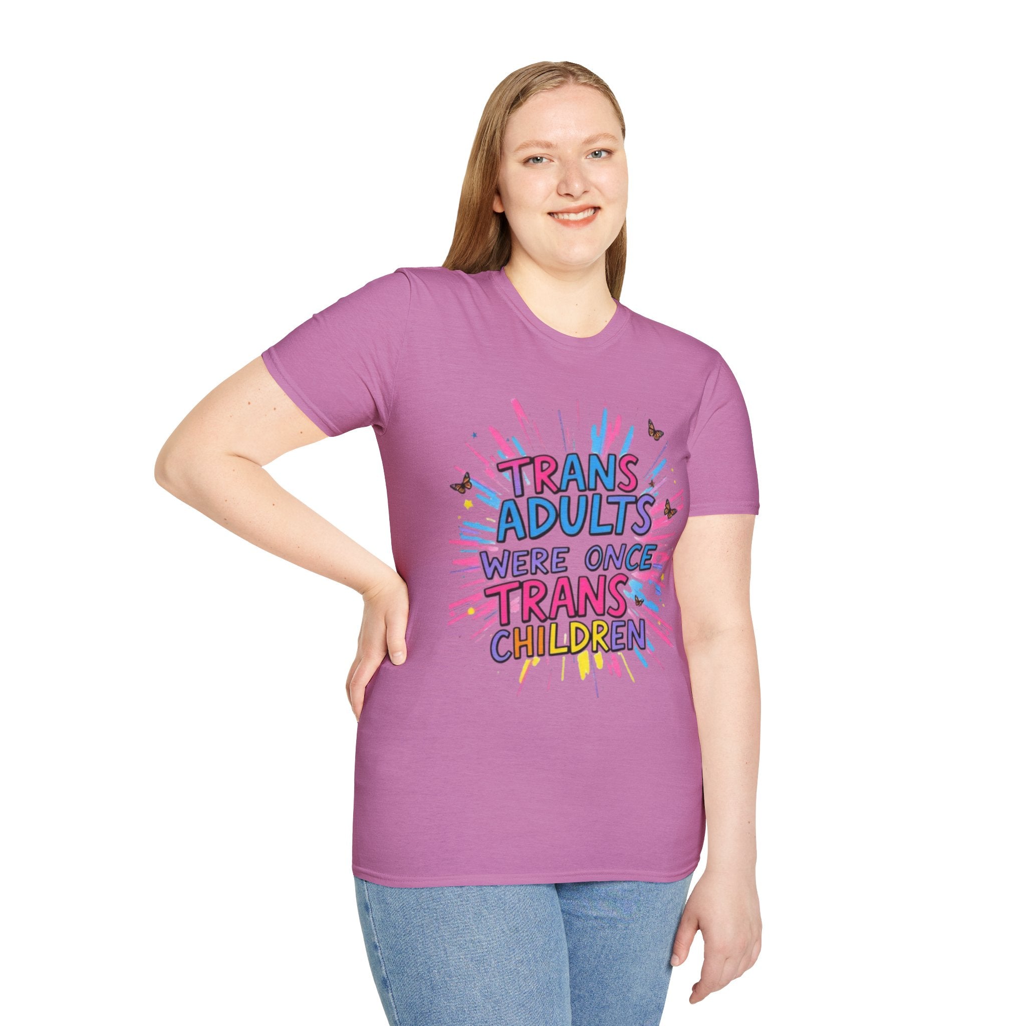 Trans Awareness Unisex T-Shirt, LGBTQ+ Pride Shirt, Gift for Allies, Feminist Apparel, Support Trans Rights