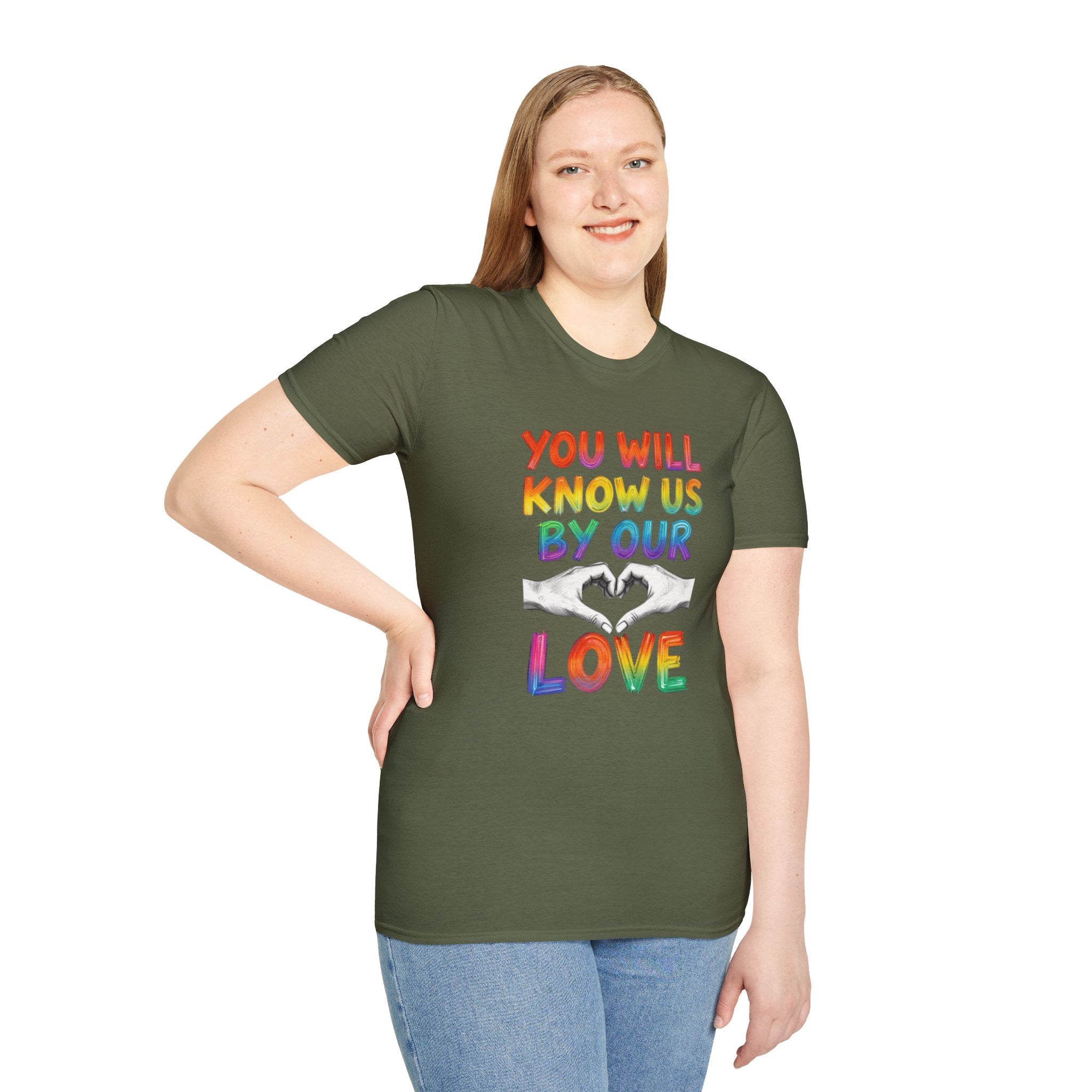 You Will Know Us By Our Love T-Shirt — Queer Inclusion Pride Tee