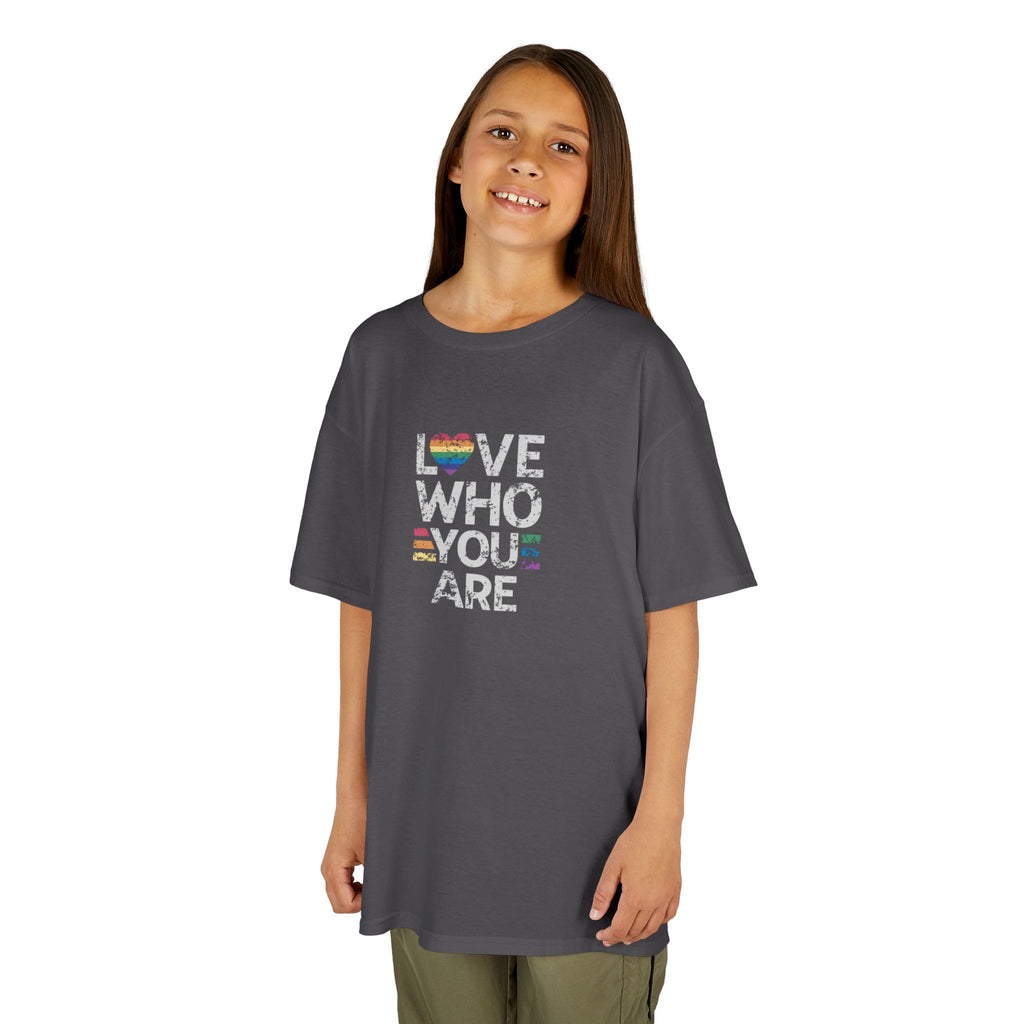 Love Who You Are Kids Heavy Cotton™ Tee - Pride Shirt for Children