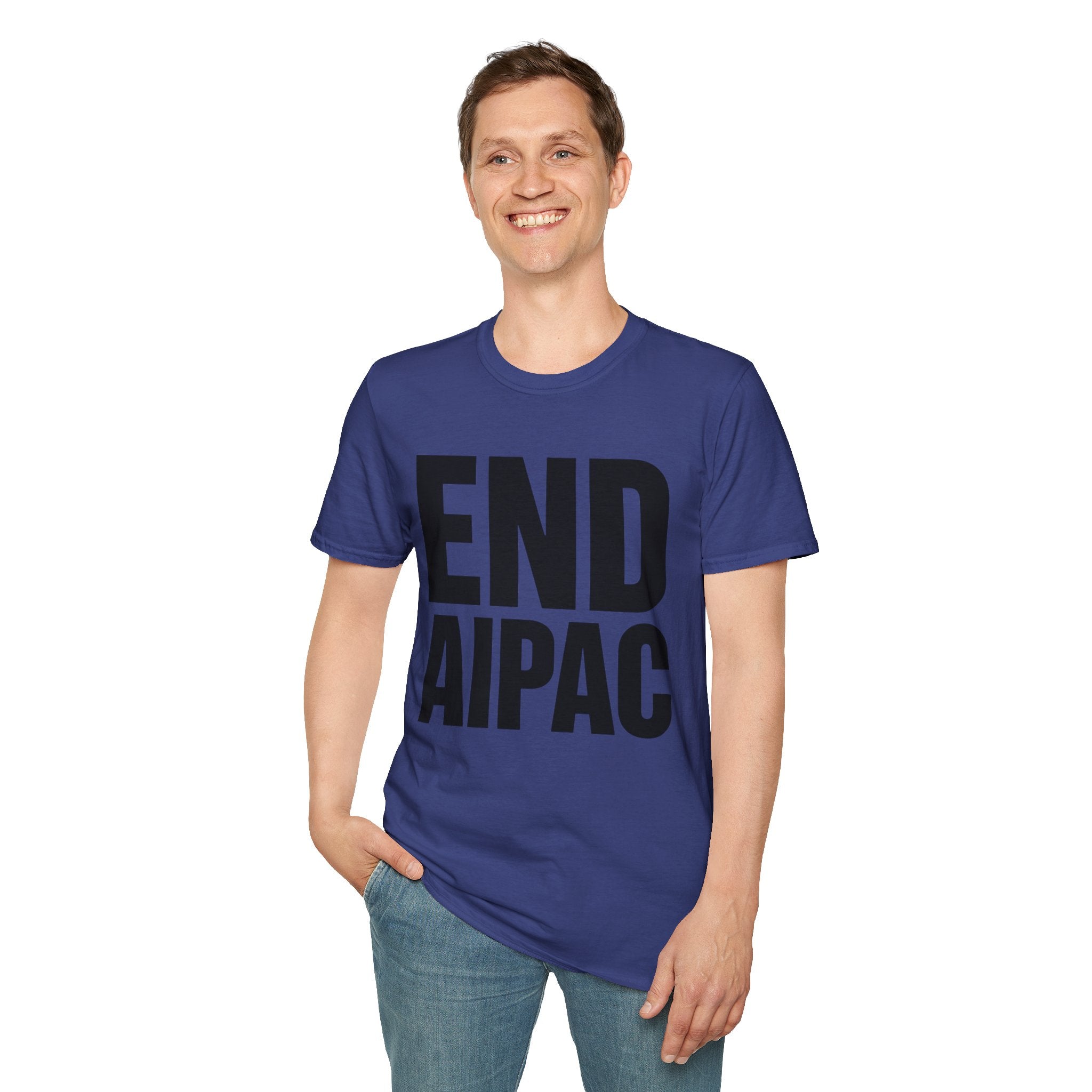END AIPAC Bold Protest T-Shirt