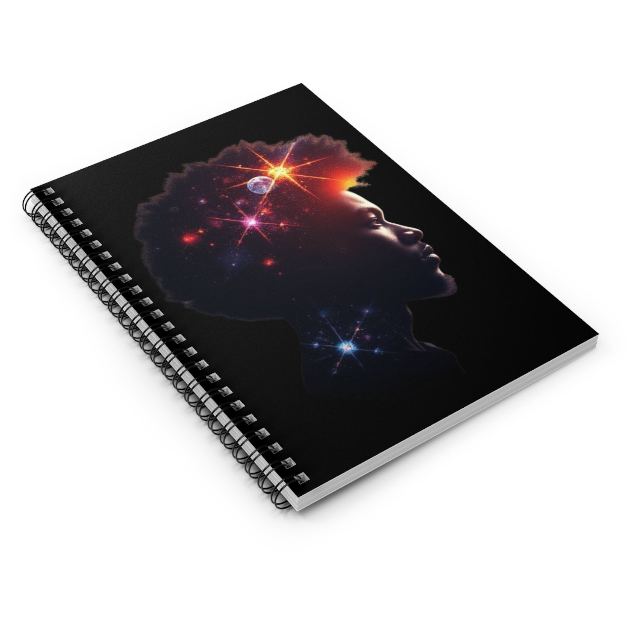 Celestial Mind Spiral Notebook - Ruled Line for Cosmic Creatives