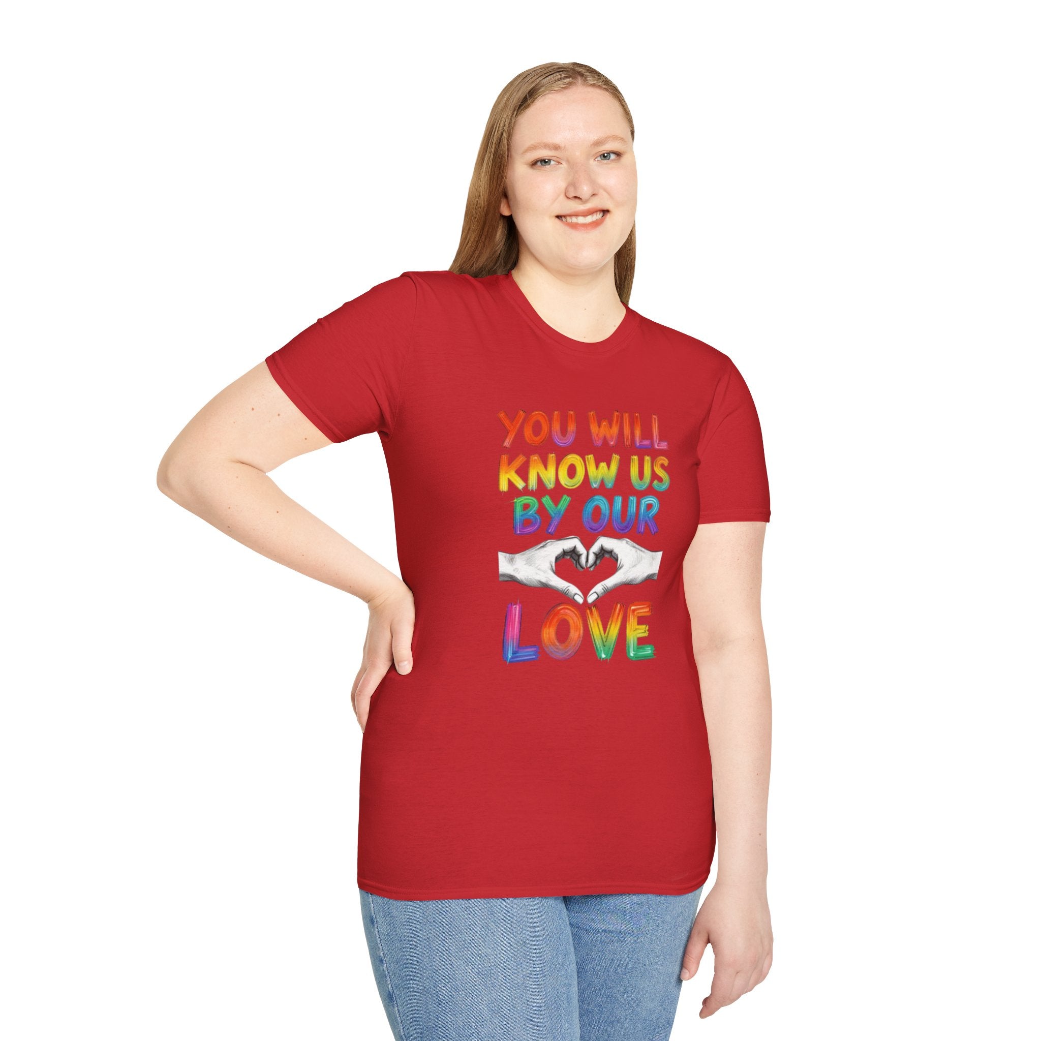 You Will Know Us By Our Love T-Shirt — Queer Inclusion Pride Tee