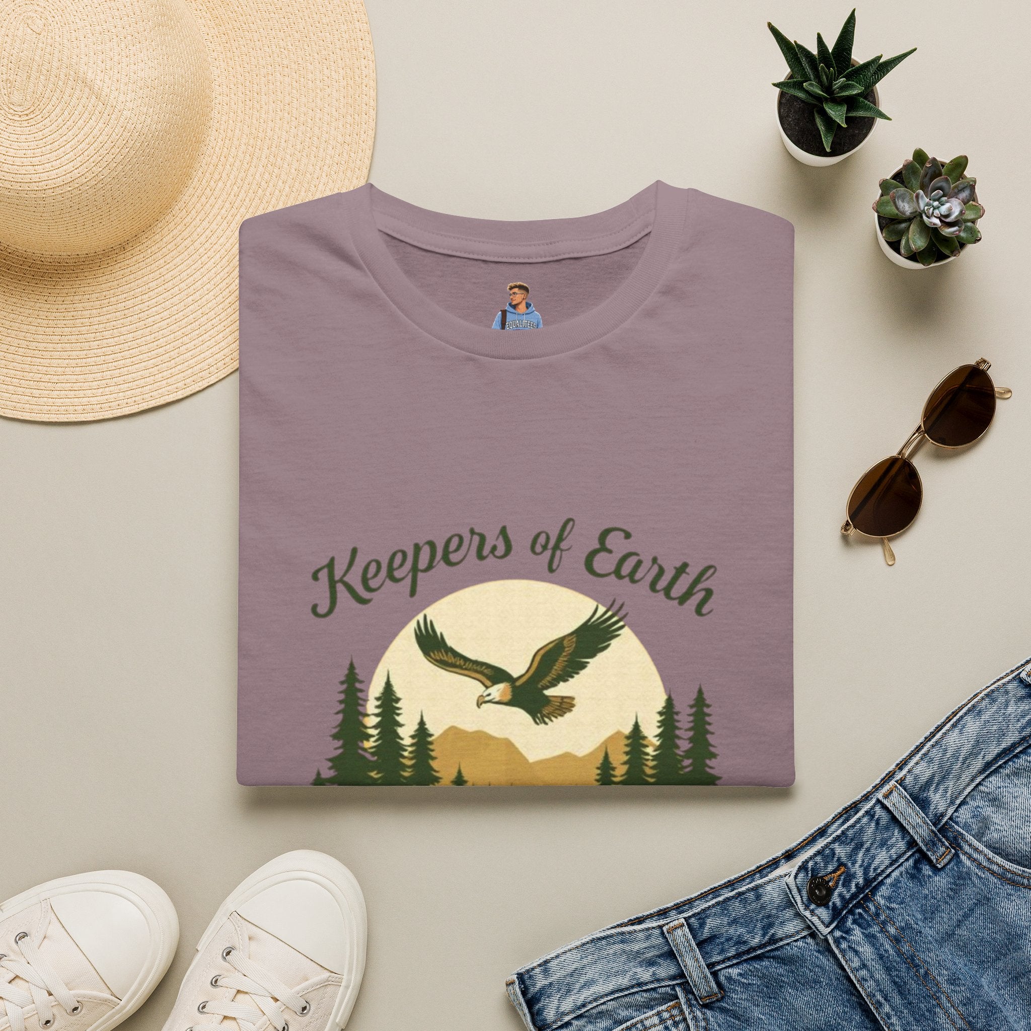 Keepers of the Earth Eagle and Elk T-shirt