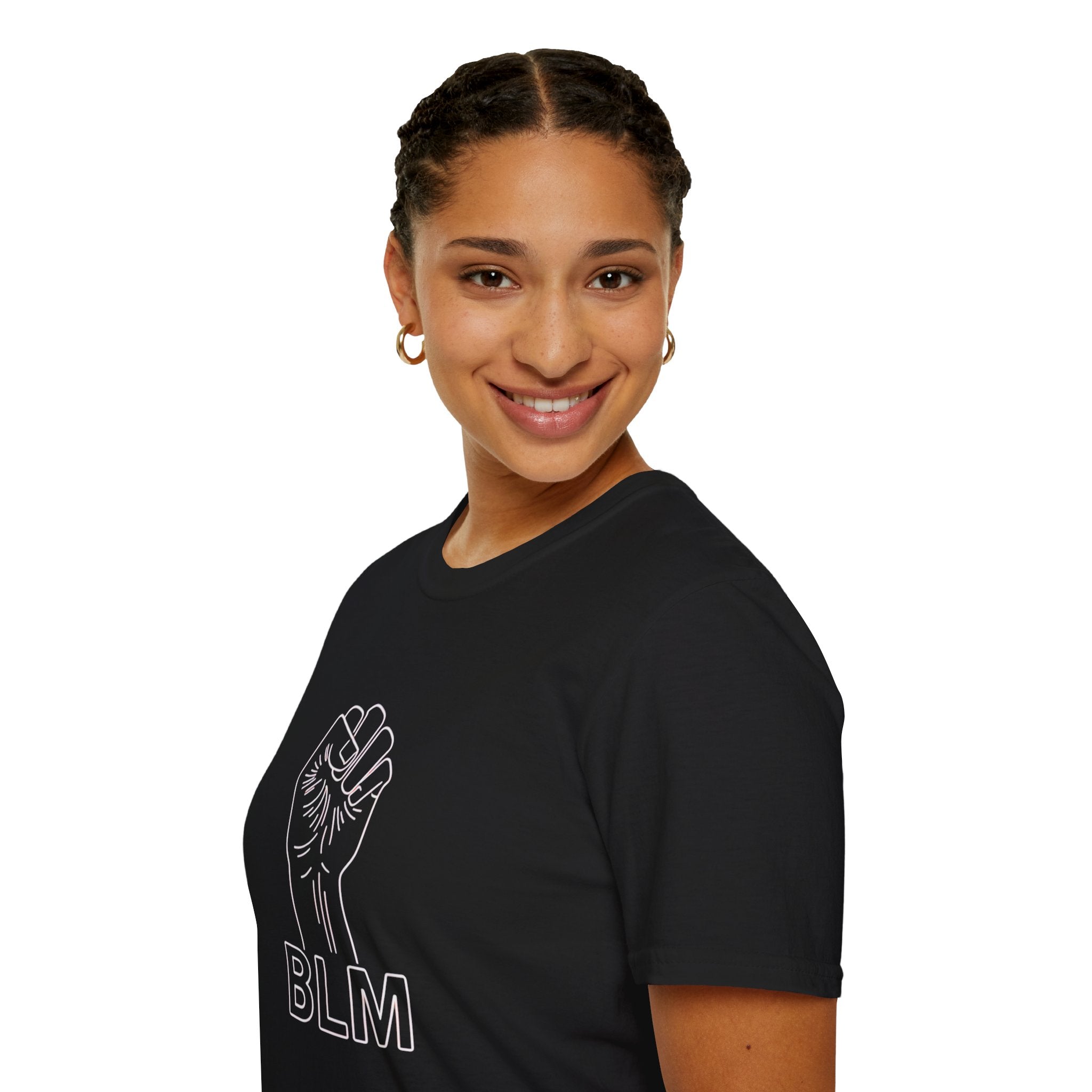BLM Unisex Softstyle T-Shirt - Celebrate Equality and Justice