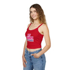 Empowering Women's Spaghetti Strap Tank Top - 'My Body, My Choice'
