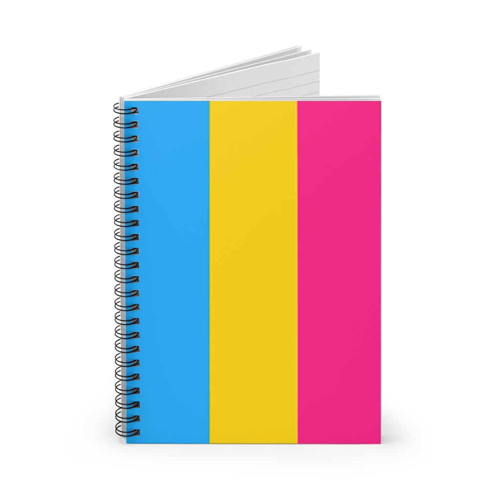 Pansexual Pride Spiral Notebook - Ruled Lines | Bright & Fun Stationery for Students & Creative Minds