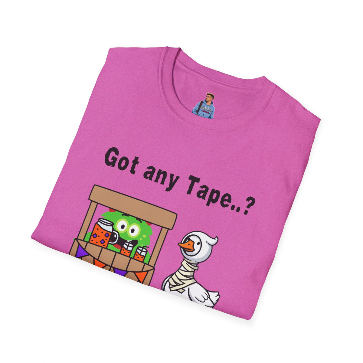 Got any Tape..? Funny Goose & Frog Market T-Shirt — Cute Animal Humor Tee