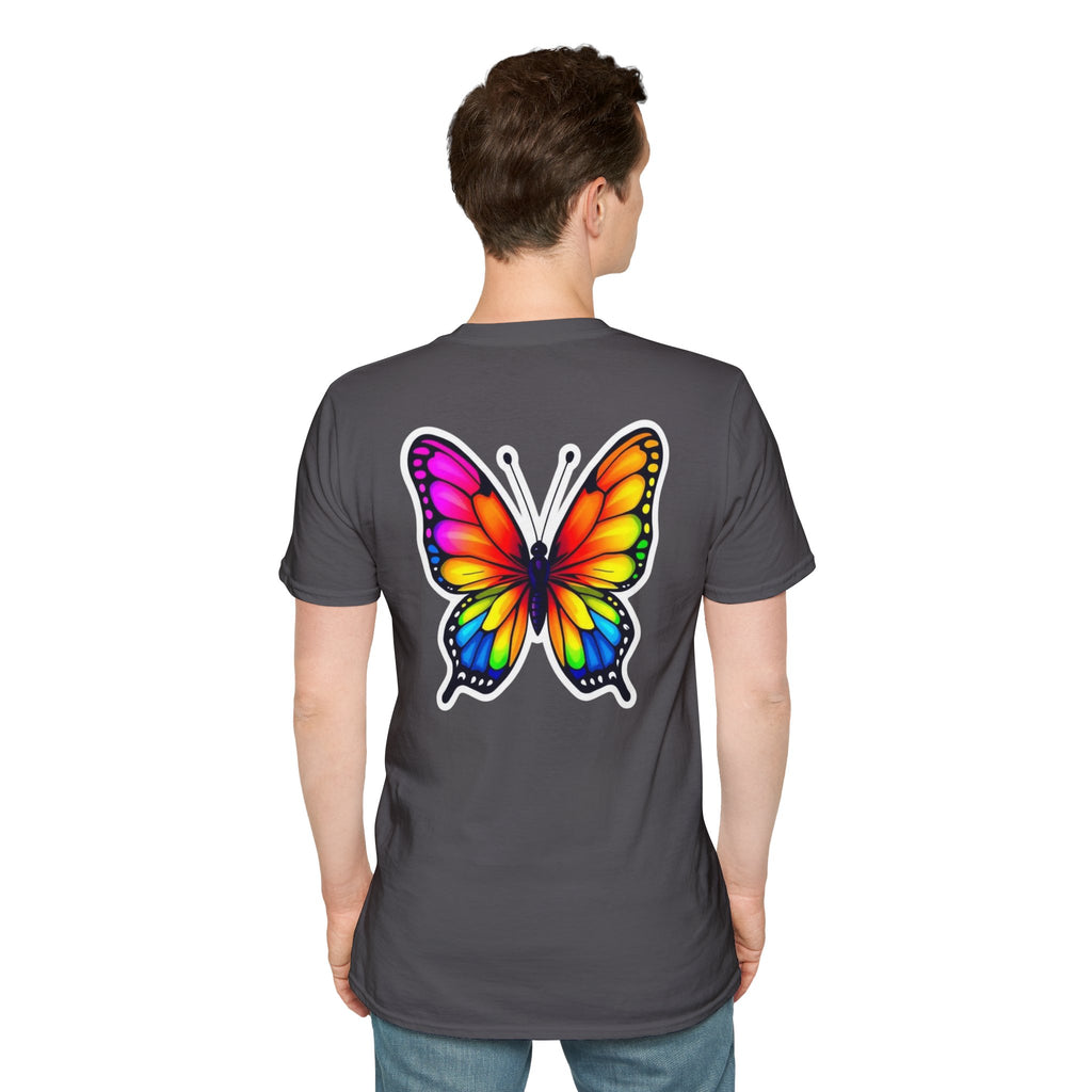 Rainbow Butterfly Cocoon Pride T-Shirt