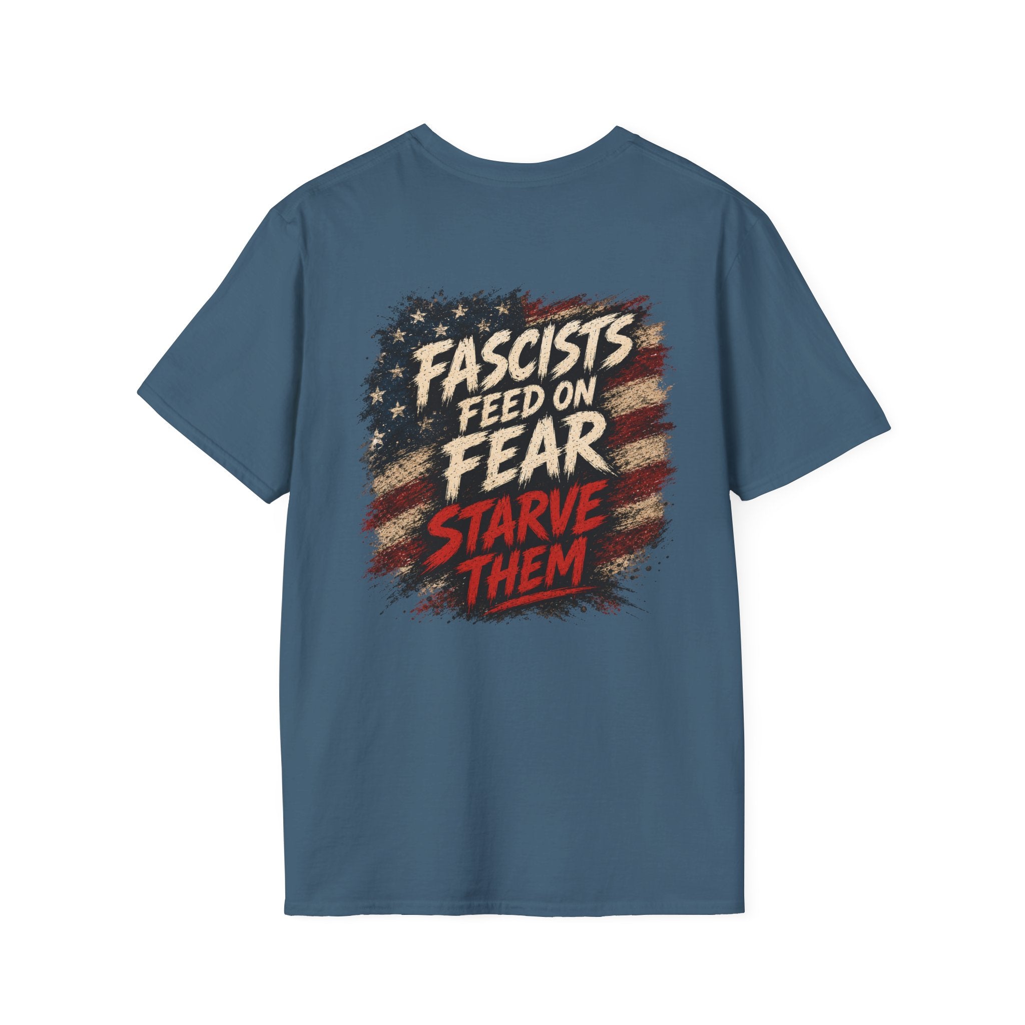 Patriots Don’t Stand For This T-Shirt — Statue of Liberty & Distressed Flag Graphic