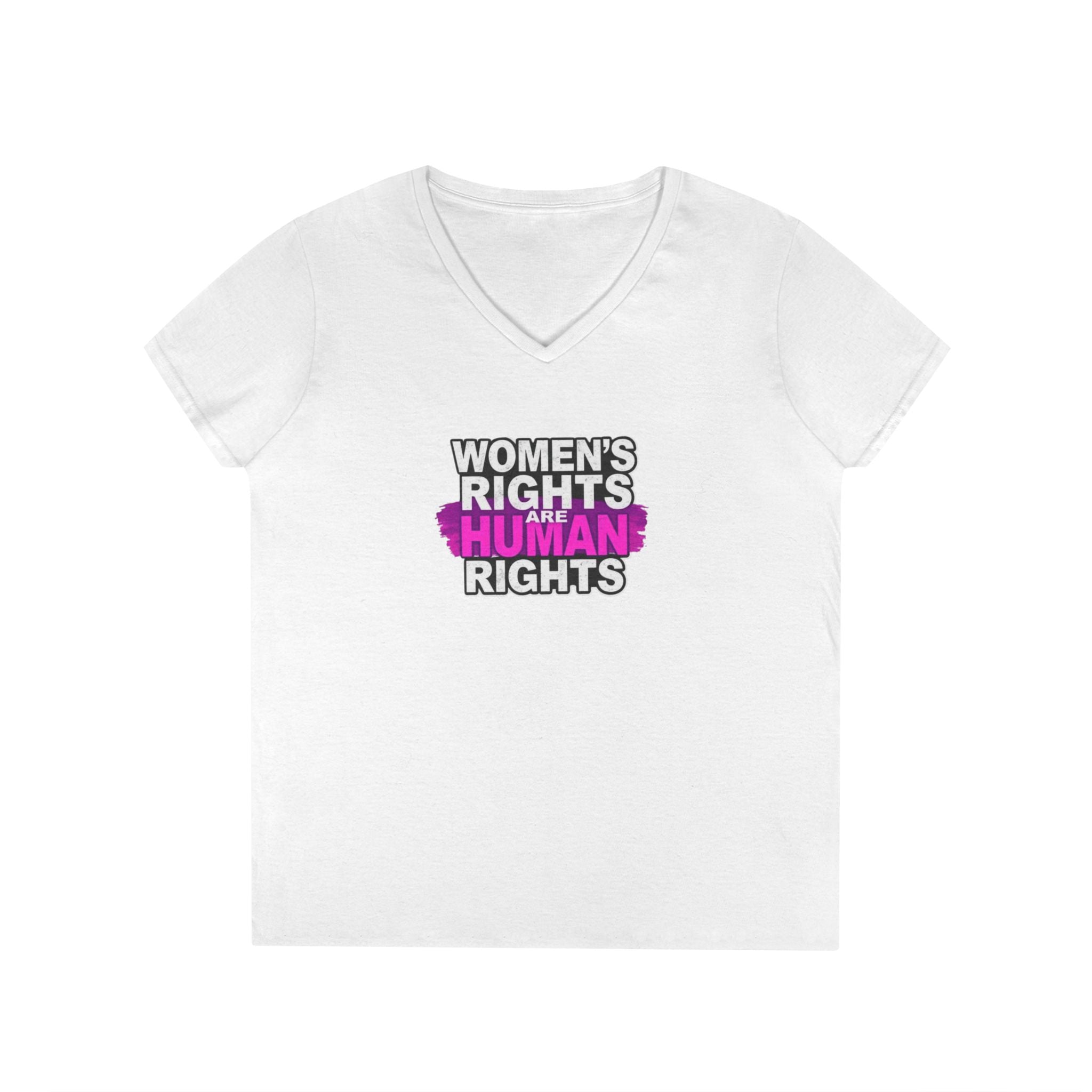 Women's Rights Protest V-Neck T-Shirt
