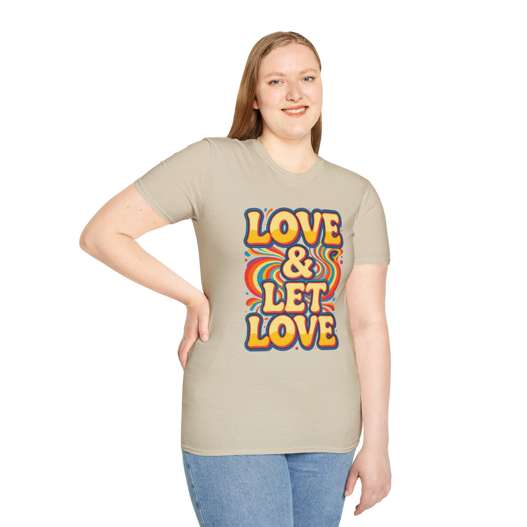 Love & Let Love Retro T-Shirt