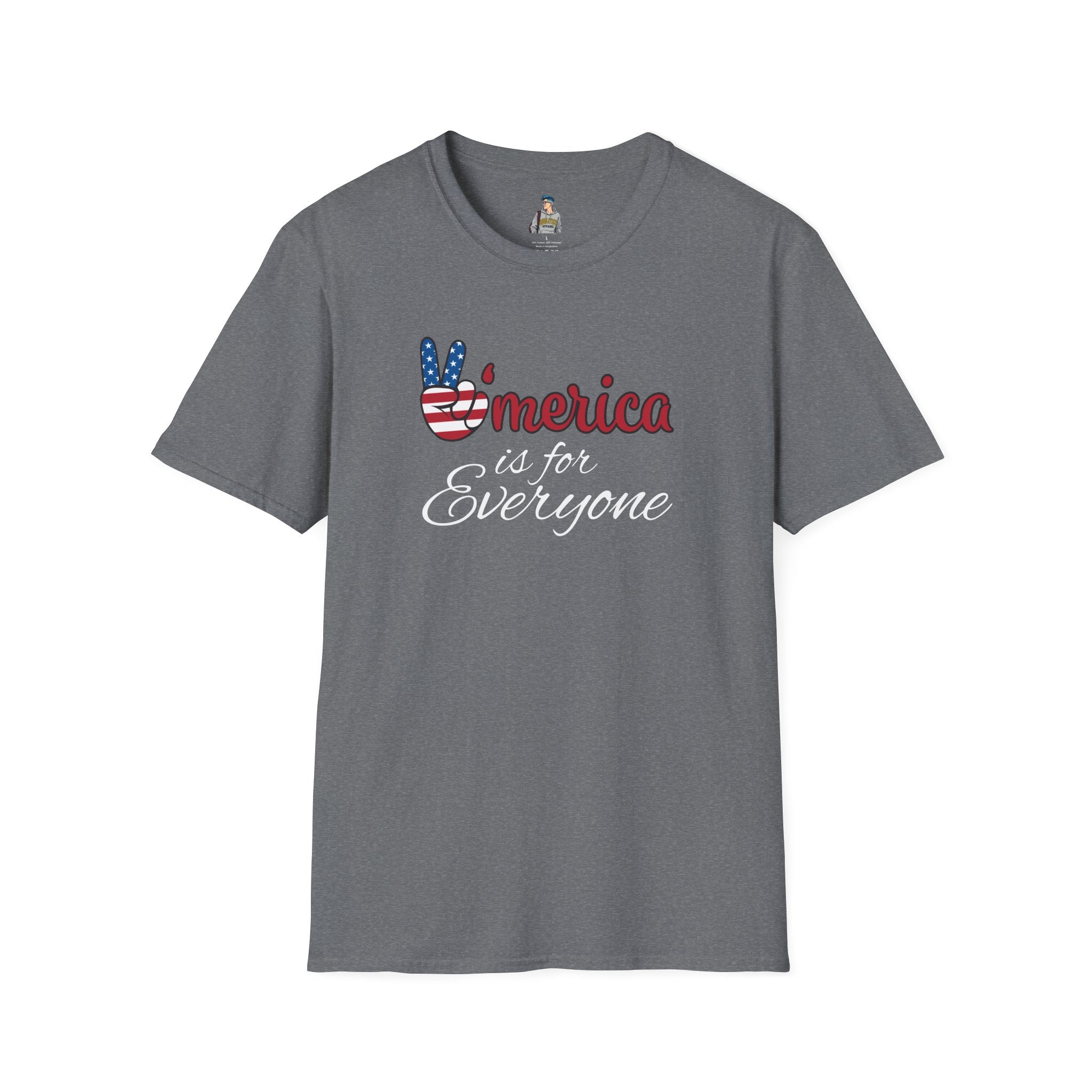 'Merica is for Everyone - Softstyle Unisex T-Shirt