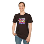 Just Love Unisex Softstyle T-Shirt | Perfect for Pride, Anniversaries, and Everyday Wear